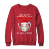 This Is My Christmas Pajama Shirt Gift For Baseball Lover Crewneck Sweatshirt Red 600x 1.jpg