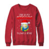 This Is My Christmas Pajama Shirt Gift For Volleyball Lover Crewneck Sweatshirt Red 600x 2.jpg