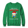 This Is My Christmas Pajama Shirt Gift For Volleyball Lover Crewneck Sweatshirt Irish Green 600x 2.jpg