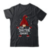 Doctor Gnome Buffalo Plaid Matching Christmas Pajama Gift Classic T Shirt Black 600x 1.jpg