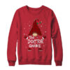 Doctor Gnome Buffalo Plaid Matching Christmas Pajama Gift Crewneck Sweatshirt Red 600x 1.jpg