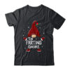 Farting Gnome Buffalo Plaid Matching Christmas Pajama Gift Classic T Shirt Black 600x.jpg