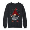Gassy Gnome Buffalo Plaid Matching Christmas Pajama Gift Crewneck Sweatshirt Black 600x 1.jpg