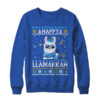 Happy Llamakkah Llama Ugly Hanukkah Ugly Sweater Crewneck Sweatshirt Royal 600x 1.jpg