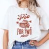 Pie For Two Please Pregnancy Announcement Thanksgiving Tee.jpg