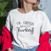 Im Stuffed With A Little Turkey Couple Matching Shirt.jpg