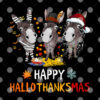 Happy Hallothanksmas Donkey Shirt Happy Halloween Thanksgiving Christmas 2 1.jpg