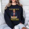Funny Trump Thanksgiving Im Just Here for the Deviled Eggs Sweatshirt.jpg