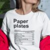 Paper Plates Thanksgiving Nutrition Facts Shirt.jpg