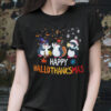 Happy Hallothanksmas Penguin Shirt Happy Halloween Thanksgiving Christmas.jpg