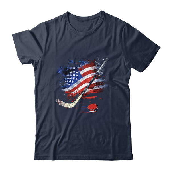 Patriotic Ice Hockey 4th Of July USA Independence Day Classic T Shirt Navy 600x.jpg