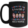Caring For The Cutest Firecrackers NICU Nurse 4th Of July Mug 15oz Mug Black front 600x.jpg