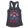 Cousin Crew 4th Of July Family Matching Group Cousin Crew Women s Ideal Racerback Tank Black 600x.jpg