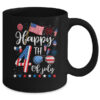 Happy Fourth Of July Patriotic US American Flag 4th Of July Mug 11oz Mug Black back 600x.jpg