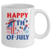 Happy 4th Of July Patriotic American US Flag Men Women Kids Mug 11oz Mug White back 600x.jpg