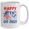Happy 4th Of July Patriotic American US Flag Men Women Kids Mug 15oz Mug White back 600x.jpg