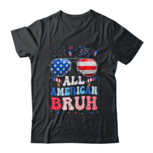 Bruh 4th Of July Patriotic Funny For Boys Girls Groovy Classic T Shirt Black 600x.jpg