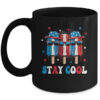 Stay Cool 4th July Boys Men Popsicle USA Flag American Mug 11oz Mug Black front 600x.jpg