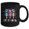 Stay Cool 4th July Boys Men Popsicle USA Flag American Mug 11oz Mug Black back 600x.jpg