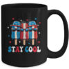 Stay Cool 4th July Boys Men Popsicle USA Flag American Mug 15oz Mug Black back 600x.jpg
