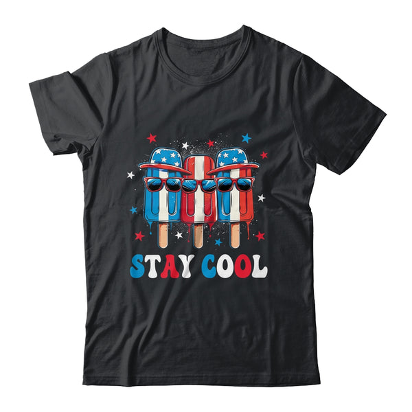 Stay Cool 4th July Boys Men Popsicle USA Flag American Classic T Shirt Black 600x.jpg