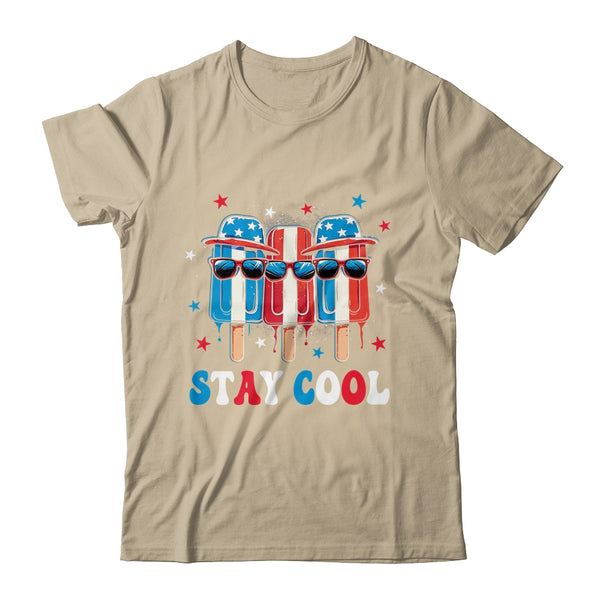 Stay Cool 4th July Boys Men Popsicle USA Flag American Classic T Shirt Sand 600x.jpg