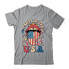 Party In The USA Retro America 4th Of July Women Girl Classic T Shirt Sport Grey 600x.jpg