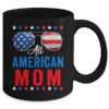 All American Mom 4th Of July Memorial Day Matching Mug 11oz Mug Black back 600x.jpg