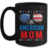 All American Mom 4th Of July Memorial Day Matching Mug 15oz Mug Black front 600x.jpg