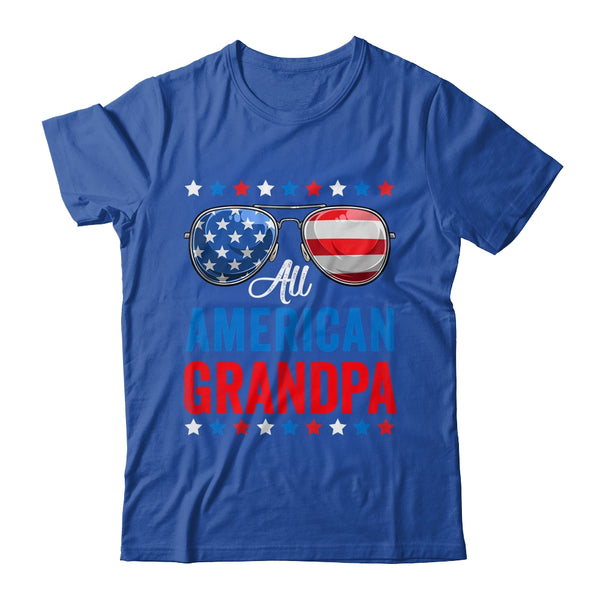 All American Grandpa 4th Of July Memorial Day Matching Classic T Shirt Royal 600x.jpg