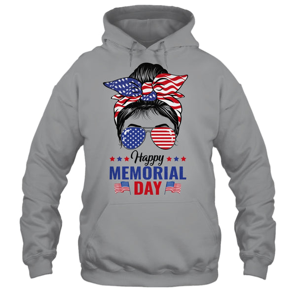 Happy Memorial Day 4th Of July Messy Bun American Flag Pullover Hoodie Sport Grey 600x.jpg