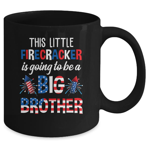This Little Firecracker Is Going To Be Big Brother 4th July Mug 11oz Mug Black back 600x.jpg