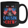 Cousin Crew 4th Of July Family Matching Group Cousin Crew Mug 15oz Mug Black back 600x.jpg