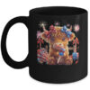 Cute Cow Popsicle 4th Of July Firework USA American Mug 11oz Mug Black front 600x.jpg