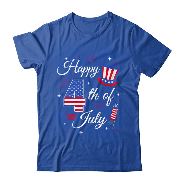 Happy 4th Of July Patriotic American Flag USA Men Women Kids Classic T Shirt Royal 600x.jpg