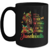 Juneteenth I Am The Storm Black Women Black History Month Mug 15oz Mug Black front 600x.jpg
