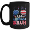 Bruh 4th Of July Patriotic Funny For Boys Girls Groovy Mug 15oz Mug Black front 600x.jpg