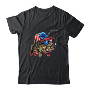 Bass Fish USA Flag Fishing 4th Of July Patriotic Fishing Classic T Shirt Black 600x 1.jpg