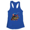 Bass Fish USA Flag Fishing 4th Of July Patriotic Fishing Women s Ideal Racerback Tank Royal 600x 1.jpg