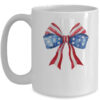 Coquette Bow 4th Of July America Flag Independence Day Mug 15oz Mug White front 600x.jpg