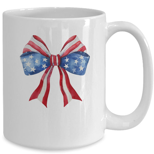 Coquette Bow 4th Of July America Flag Independence Day Mug 15oz Mug White back 600x.jpg