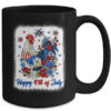 Happy 4th Of July Floral Chicken Flowers Patriotic Usa Flag Mug 15oz Mug Black back 600x.jpg