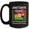 Juneteenth Black African African American Celebrate Freedom Mug 15oz Mug Black front 600x.jpg