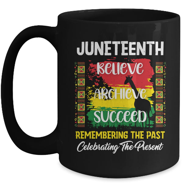 Juneteenth Black African African American Celebrate Freedom Mug 15oz Mug Black front 600x.jpg