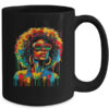 Juneteenth Black Womens Queen Afro African Melanin Dripping Mug 15oz Mug Black back 600x.jpg