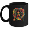 Black Queen Afro Women Girl Melanin Dripping Juneteenth Mug 11oz Mug Black front 600x.jpg