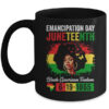 Juneteenth Women Black African Black American Feedom 1865 Mug 11oz Mug Black front 600x 1.jpg