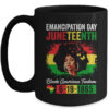Juneteenth Women Black African Black American Feedom 1865 Mug 15oz Mug Black front 600x 1.jpg