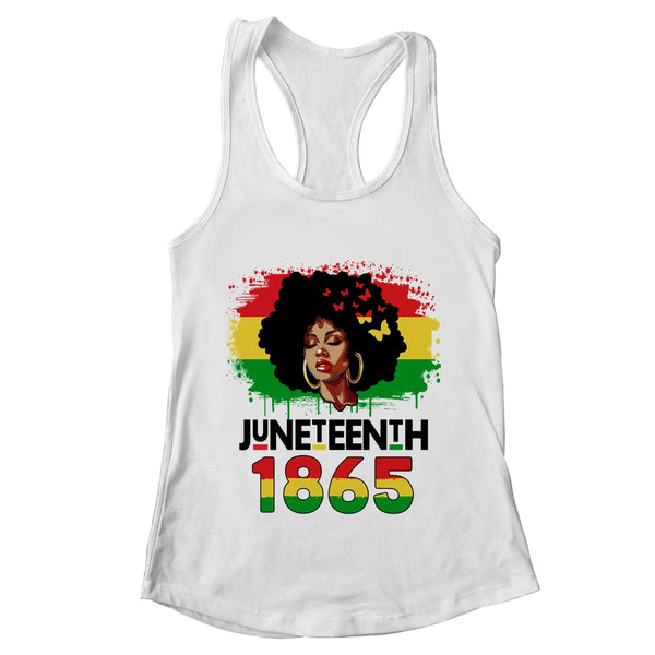 Juneteenth Freedom 1865 Black History African American Women Women s Ideal Racerback Tank White 600x.jpg