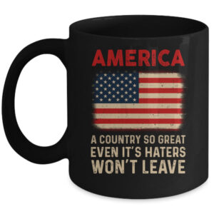 America A Country So Great USA US Flag Patriotic 4th Of July Mug 11oz Mug Black front 600x.jpg